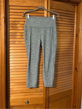 RBX Active Gray Leopard Print Leggings